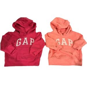 GAP KIDS Toddler Pink and Coral Hoodies/Sweatshirts Size 12/18M